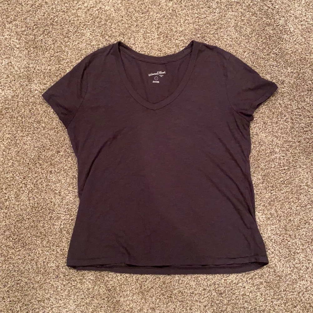 Women’s grey/purple color t-shirt